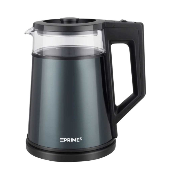 Czajnik elektryczny 1,2L 1350W Prime3 SEK21, szkło / inox 