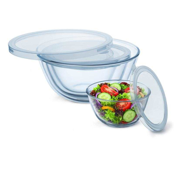 salaterka miska żarood.+ pokrywka PP 2,5L , 23x11cm 6636/L