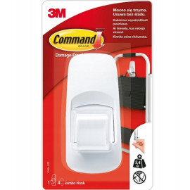 Haczyk Command 1 szt. + 4 paski, 3,4kg, 17004