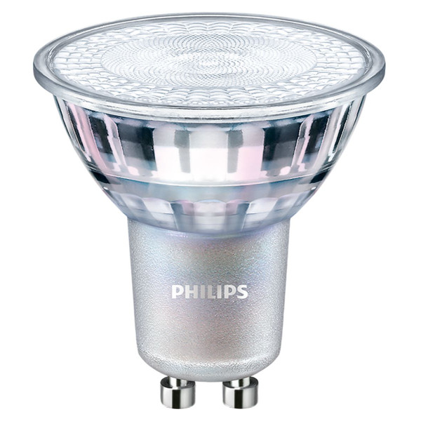 Żarówka LED GU10 3,7W 365lm - 230V 3000K (ciepło-biała) 60 stopni ściemnialna CRI90 - MASTER LED spot VLE D 3.7-50W GU10 930...