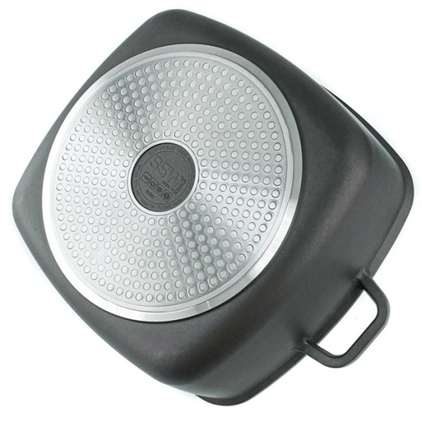 Crispy garnek brytfanna 28*28, 7,0L ,induk.,pokr.szkło ,dozownik Aroma,czarna 323635