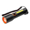Latarka samochodowa LED, 270lm + 105lm, akum.1200mAh, przecinak do pasów, młotek bezpieczeństwa
