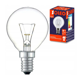Żarówka E14 "kulka" - 40W 230V wysokotemperaturowa SOLEO