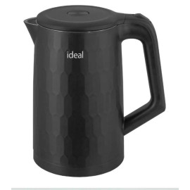 czajnik elektryczny 1,8L 1500W IDEAL IK1110 inox/PP, 2 ścianki, CoolTouch™, czarny