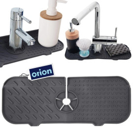 Mata SILIKONOWA kuchenna łazienkowa na zlew pod kran 36x14cm Orion 540118