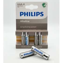 4x bateria alkaliczna LR03 (AAA) Philips