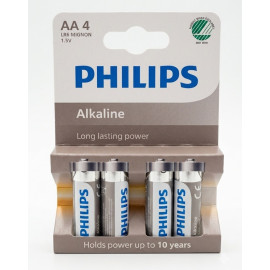 4x bateria alkaliczna LR6 (AA) Philips