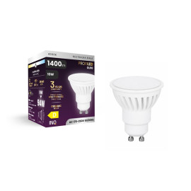 Żarówka LED GU10 10W (zamiennik 94W) 1400lm 4000K (neutralno-biała) - ELR140NW INQ