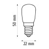 Żarówka LED E14 2W 213lm - T22 4000K (neutralna-biała) - ELS210NW INQ