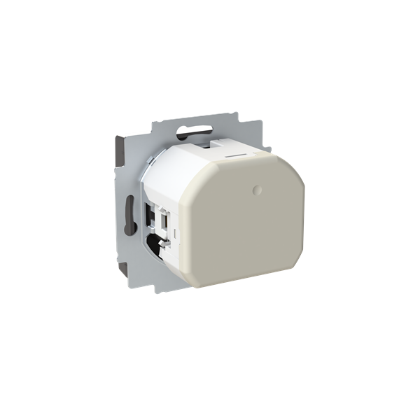gniazdo z bolcem i przesłonami z USB A+C Zoni czarny matowy 5569T-A32357 237 2CHT693257A4237