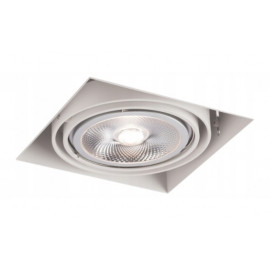 KOMORO LAMPA bezramkowa biała 7322