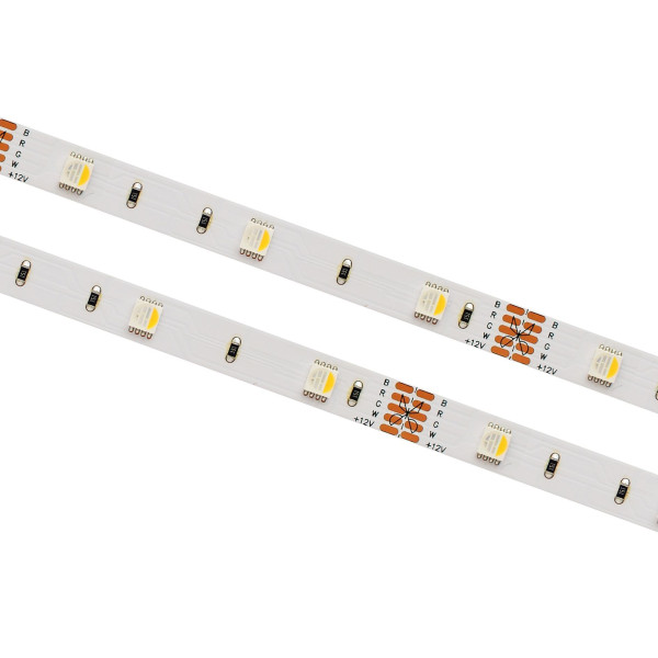 Taśma LED RGBW 9.6W/m 12V/24V 30LED/m kolorowa + biała-ciepła SPB-30H-RGBWW-24