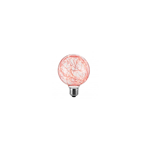 FUTURA-G125 LED E27 2W żarówka dekoracyjna CZERWONA