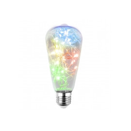 FUTURA-ST64 LED E27 2W żarówka dekoracyjna RGB