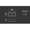 FUSION R21 W C01 OPRAWA WPUSZCZANA 2XQR111 ALUMINIUM/CZARNY 06.3102.294.008 FUSION R21 W C01 OPRAWA WPUSZCZANA 2XQR111 ALUMINIUM/CZARNY 06.3102.294.008