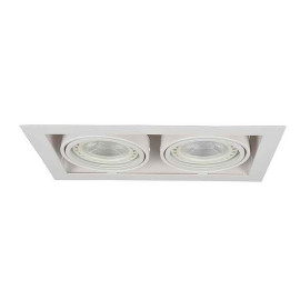 NOVA 2 DOWNLIGHT 2x Z KOŁNIERZEM biały AZ2876
