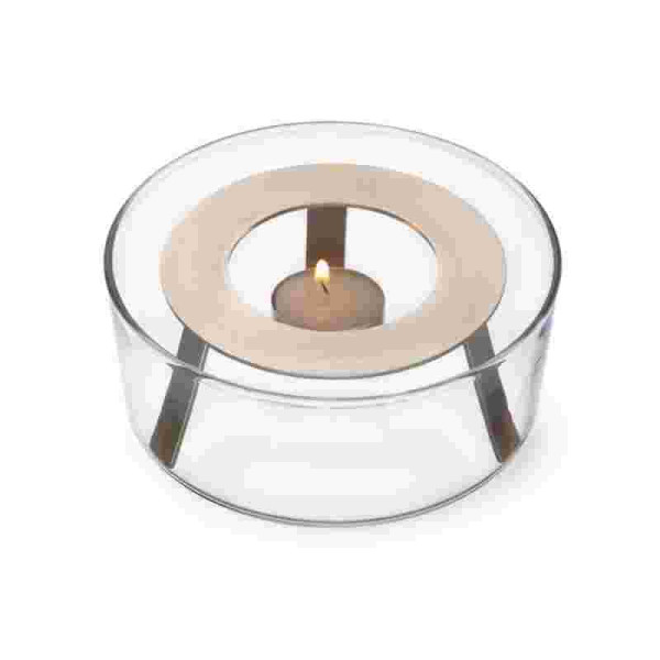 Podgrzewacz pod dzbanek do herbaty szklany 15x6cm - Simax