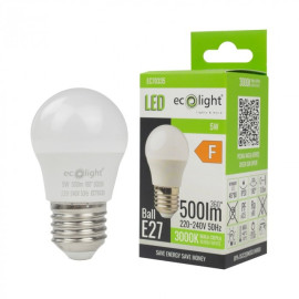 Żarówka LED GOLF BALL E27 5W 450lm 3000K EC79335 
