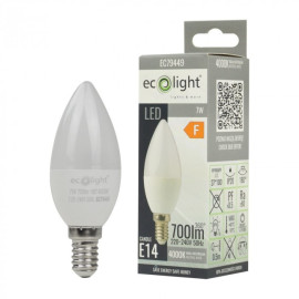 Żarówka LED CANDLE E14 7W 630lm 4000K EC79449 