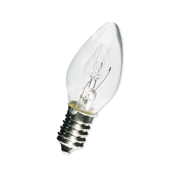 E12 230V 10W żarówka tablicowa (mała świeczka)