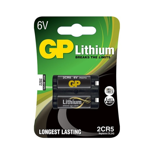 Bateria litowa 6,0V (DL245) - 2CR5-U1 GP