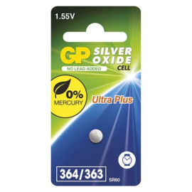 Bateria srebrowa 1,55V zegarkowa (G1, SR60, SR621) - 364-A1 GP