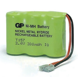 Akumulator do telefonów bezprzewodowych 3.6V Ni-MH 300mAh 1/2 AA - T157 GP