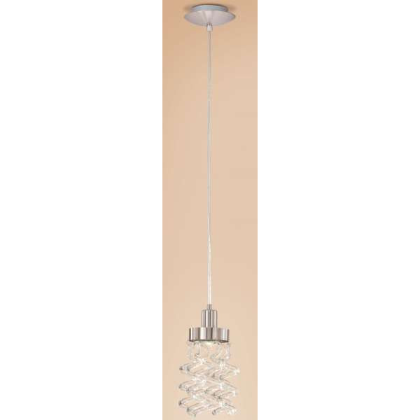 Lampa wisząca 1 płomienna 1xgu10(max50w) chrom Belmonte 87292 Eglo