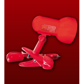 Lampa z klipsem, E27, czarna - KL-03 Masłyk