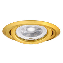 ARGUS CT-2115-G - oprawa podtynkowa - MR16 12V GU5,3 - OKRĄGŁA - RUCHOMA - ZŁOTA