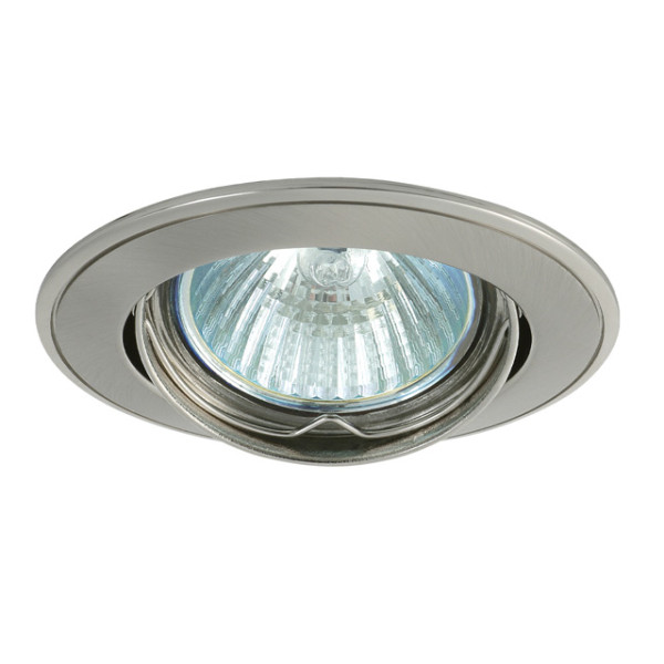 BASK CTC5515-SN/N - oprawa podtynkowa - MR16 12V GU5,3 - OKRĄGŁA - RUCHOMA - SATYNOWY NIKIEL/NIKIEL ( X )