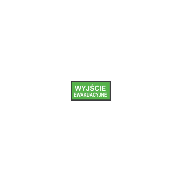 PIKTOGRAM 01 125x250mm PM01 "strzałka w prawo"
