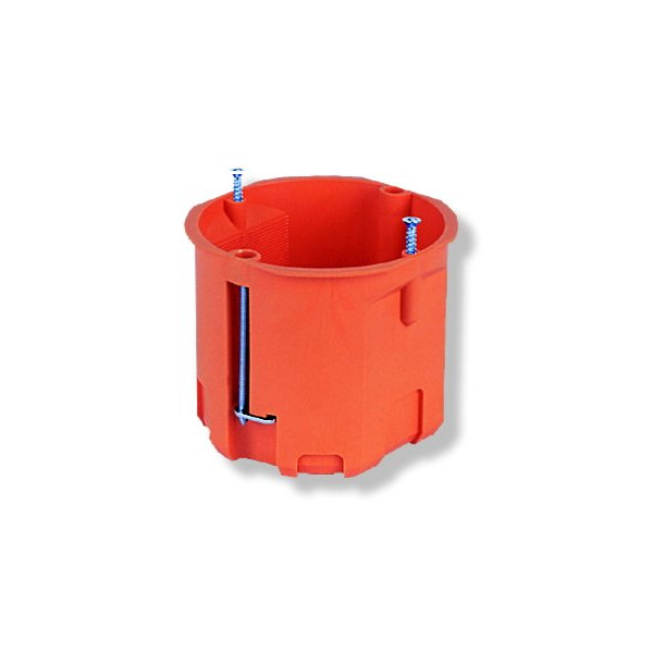 Puszka do pustych ścian (g/k) 60mm, głęboka, pomarańczowa - P60DF Simet