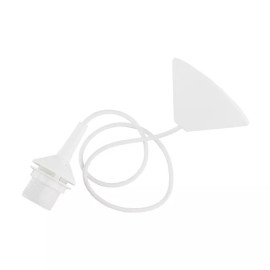 Lampa Zawiesie E27 70cm białe stożek (do kloszy)