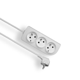 Przedłużacz 3 gniazda z uziemieniem, 10m - 3X2P+Z 10A 250V - PSN-3010 Elgotech