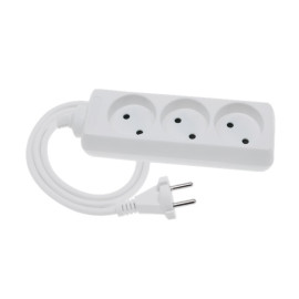 Przedłużacz 3 gniazda bez uziemienia, 1,5m - 3X2P 10A 250V - EPS-31,5 Elgotech