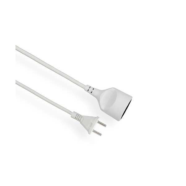Przedłużacz 1 gniazdo bez uziemienia, 5m - 1X2P 10A 250V - EPS-15 Elgotech