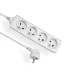 Przedłużacz 4 gniazda z uziemieniem, 1,5m - 4x2P+Z 10A 250V - EPS-401,5 Elgotech
