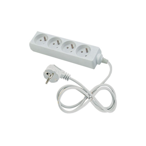 Przedłużacz 4 gniazda z uziemieniem, 3m - 4x2P+Z 10A 250V - EPS-403 Elgotech