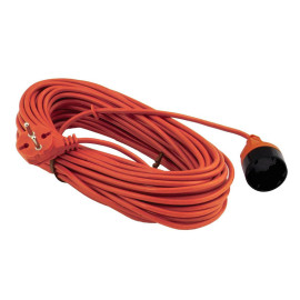Przedłużacz kosiarkowy 30m - 1x2P 2x1mm2, pomarańczowy - PK-1030 Elgotech