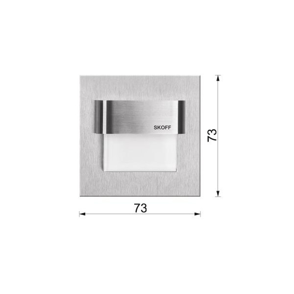 Tango LED Light 10V DC 0,8W IP20 3000K szlif nox (ML-TAN-K-H-1-PL-00-01)
