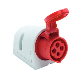 Gniazdo stałe 16A 3P+Z 400V IP44 - PCE 114-6