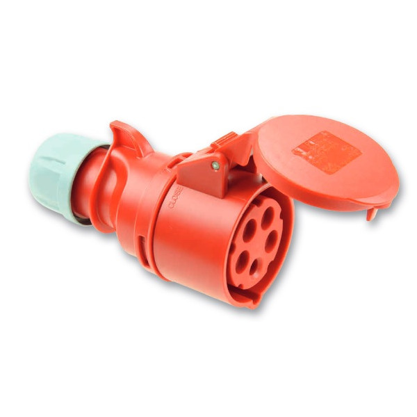 Gniazdo przenośne 16A 3P+Z+N 400V IP44 - PCE 215-6 „Shark“