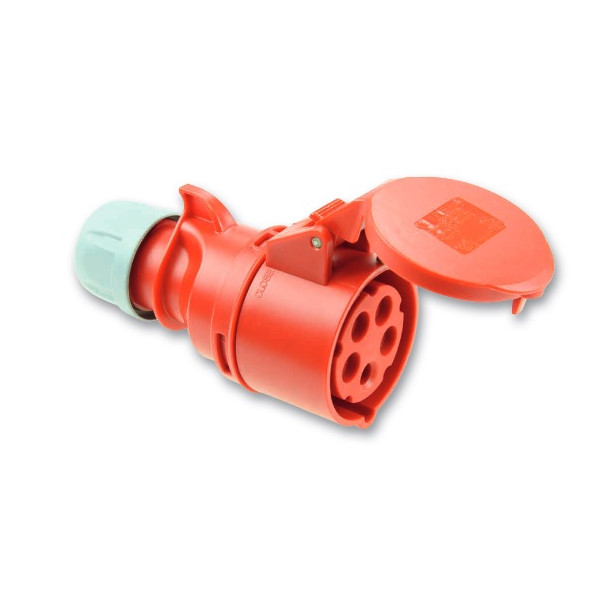 Gniazdo przenośne 32A 3P+Z+N 400V IP44 - „Shark“ 225-6 PCE