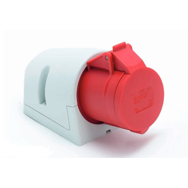 Gniazdo stałe 32A 3P+Z+N 400V IP44 - 125-6 PCE