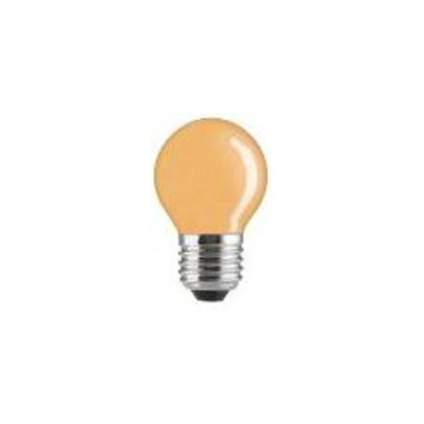 GE E27  15W 230V ŻAR.  KULISTA POMARAŃCZOWA 90528 $
