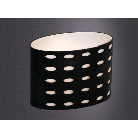 SARAGOSSA 2 kinkiet 1x60W G9 czarny mat.  294457 Sanelli