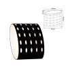 SARAGOSSA 2 kinkiet 1x60W G9 czarny mat.  294457 Sanelli