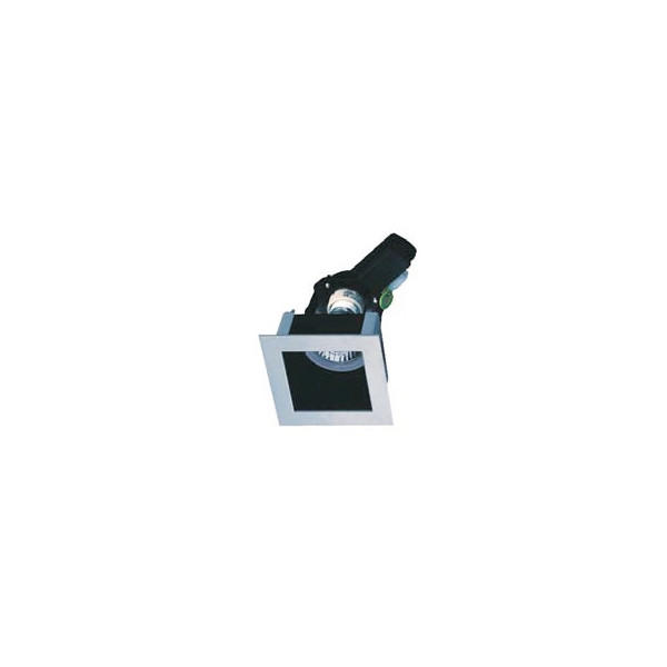DIRECT 1 OPRAWA WPUSZCZANA SREBRNA GU10 50W