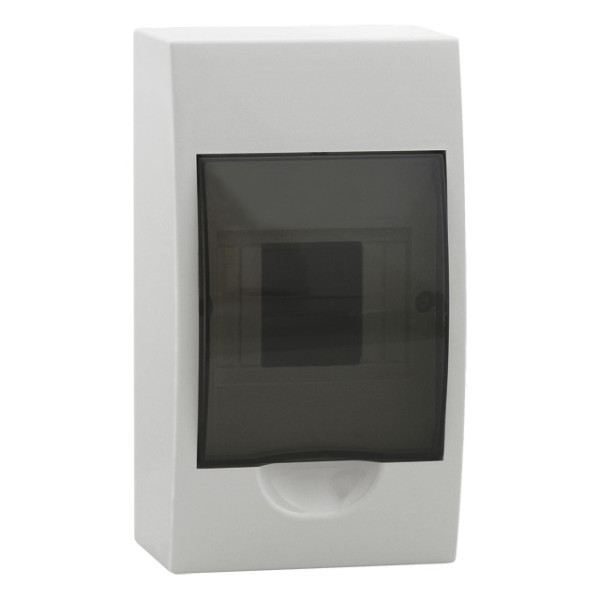 ROZDZIELNICA DB104S 1X4P/SMD Z LISTW.PRZYŁ. BIAŁA